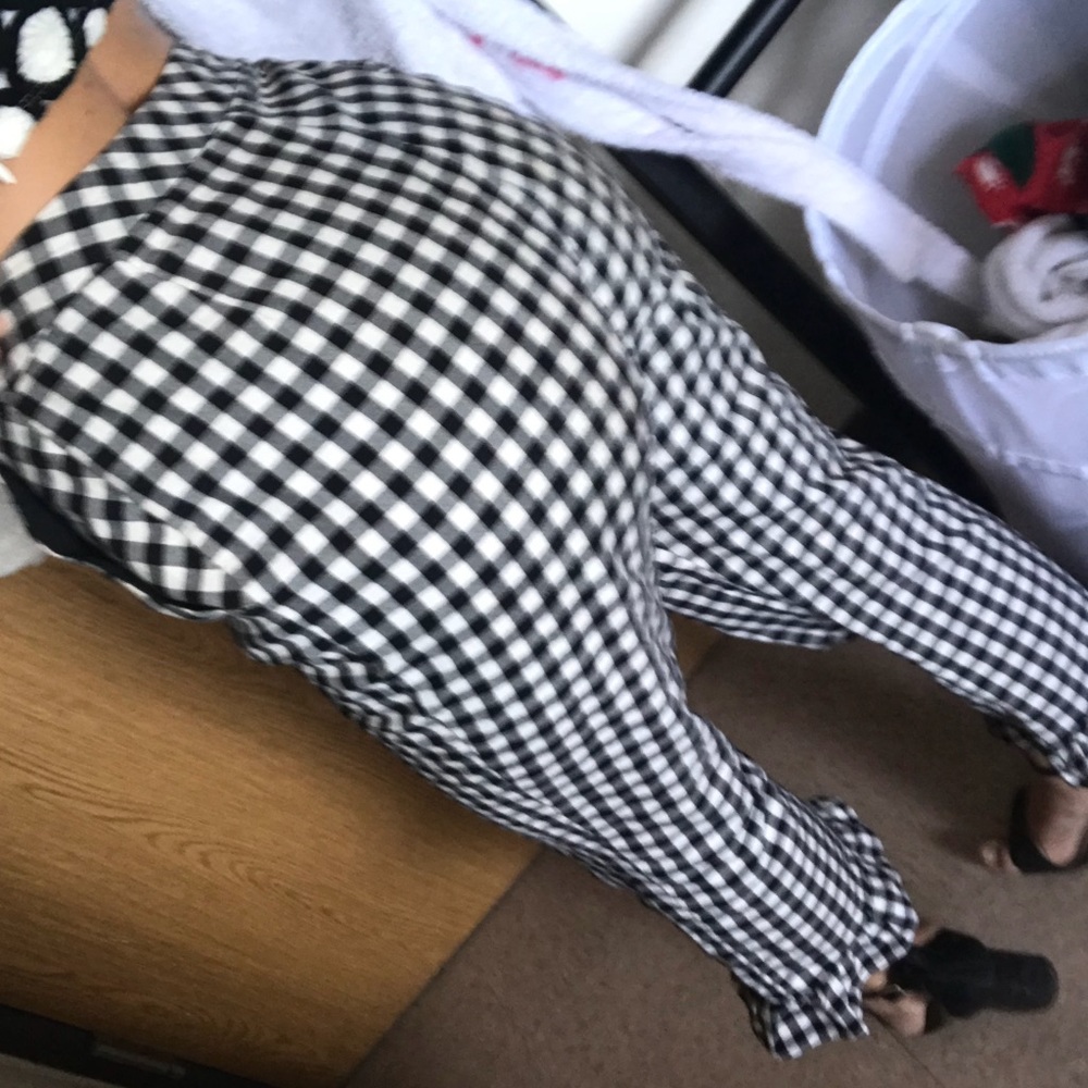 GINGHAM PANTS
